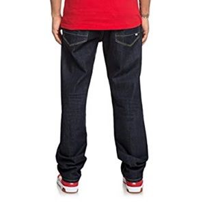 DC Mens Worker Straight Stretch Denim Jean Pants DC Mens Worker Straight Stretch Denim Jean Pants